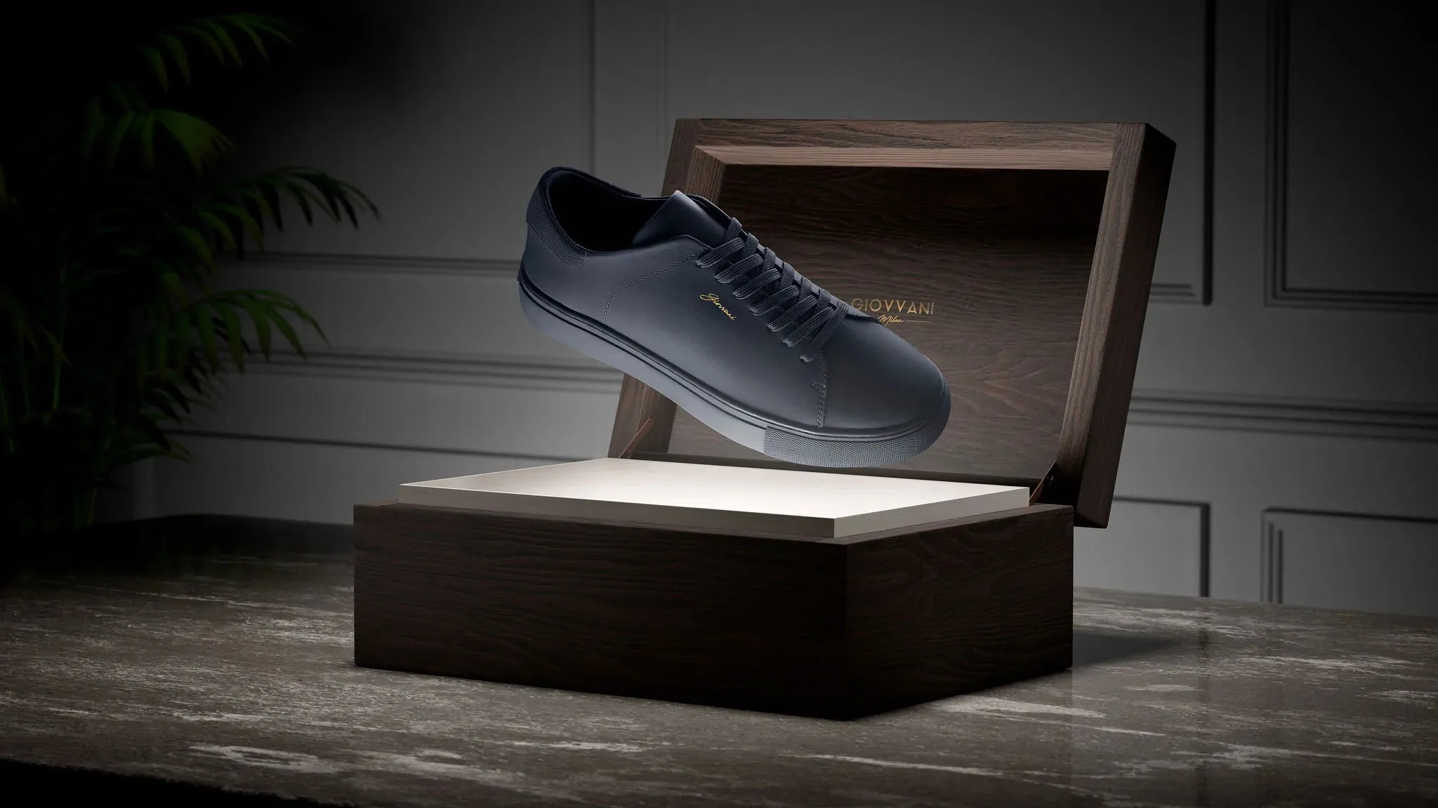 The Lorenzo - Blue Leather / Blue Sole - Womens