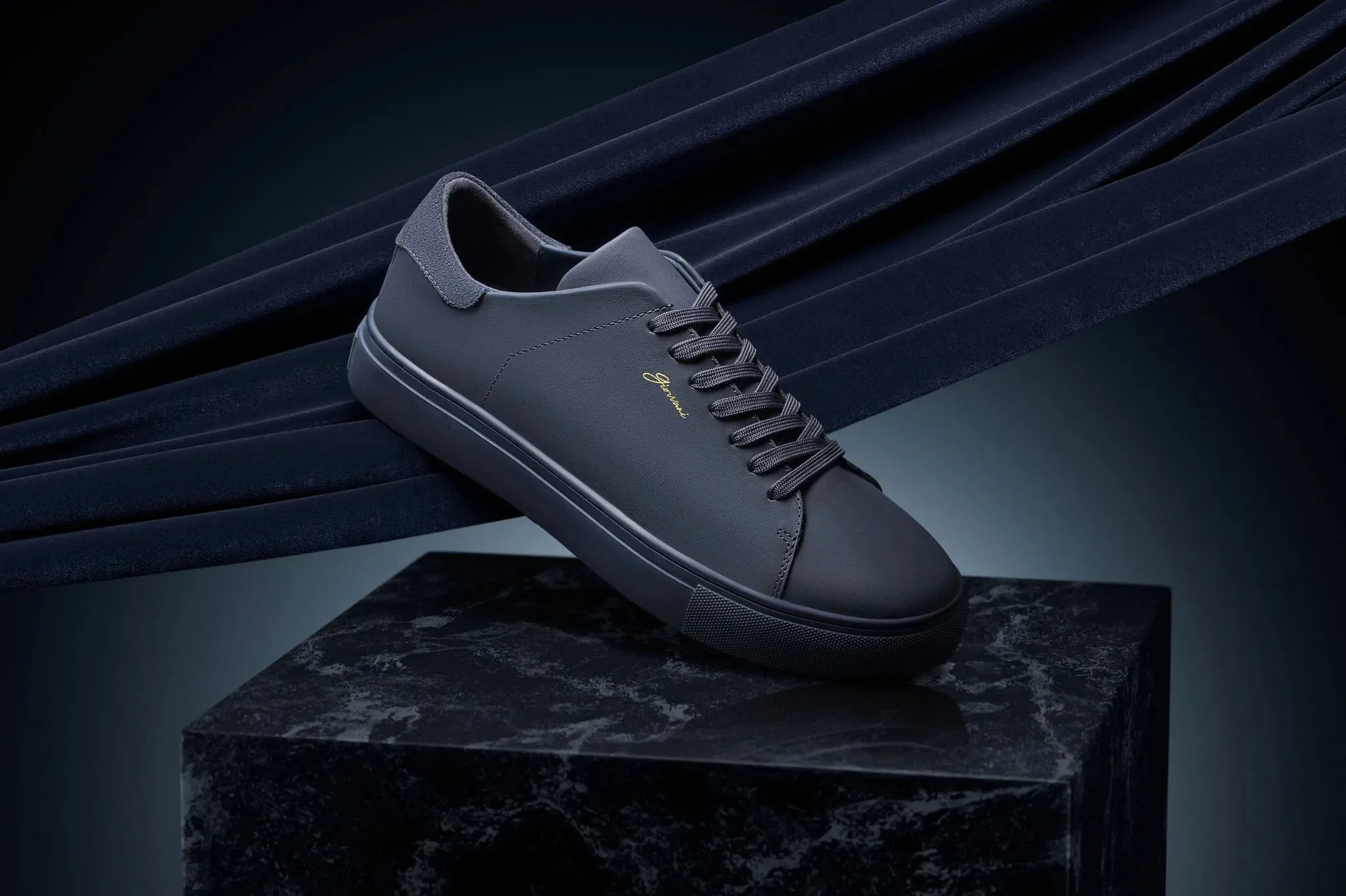 The Lorenzo - Blue Leather / Blue Sole - Womens