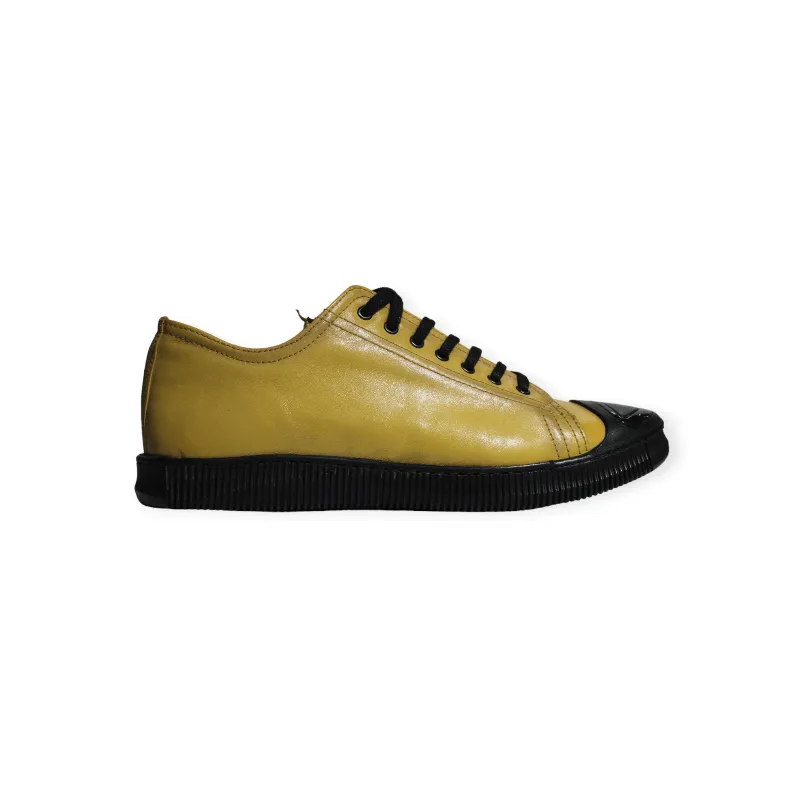 The Marcomen Casual Leather Shoes Mustard