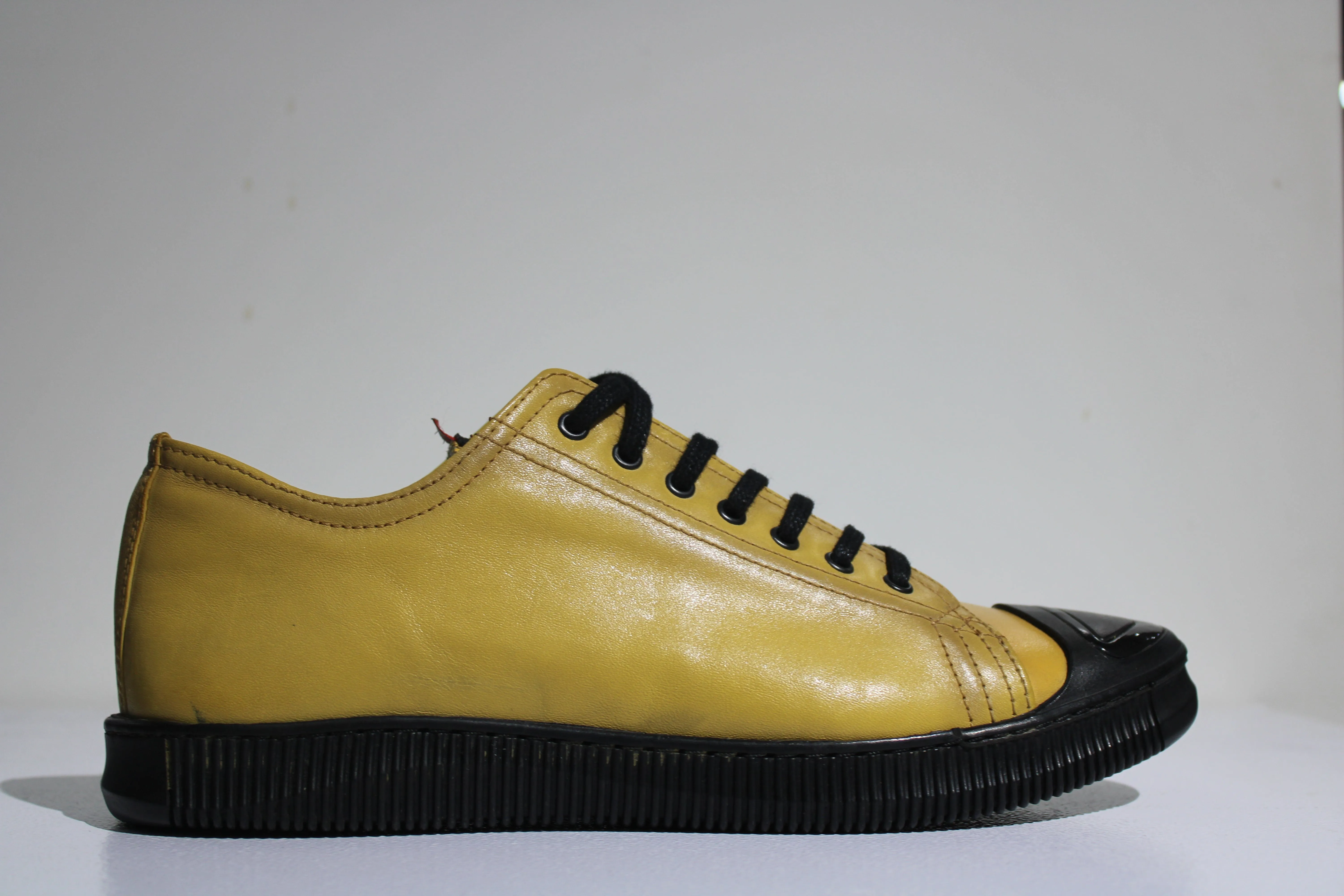 The Marcomen Casual Leather Shoes Mustard
