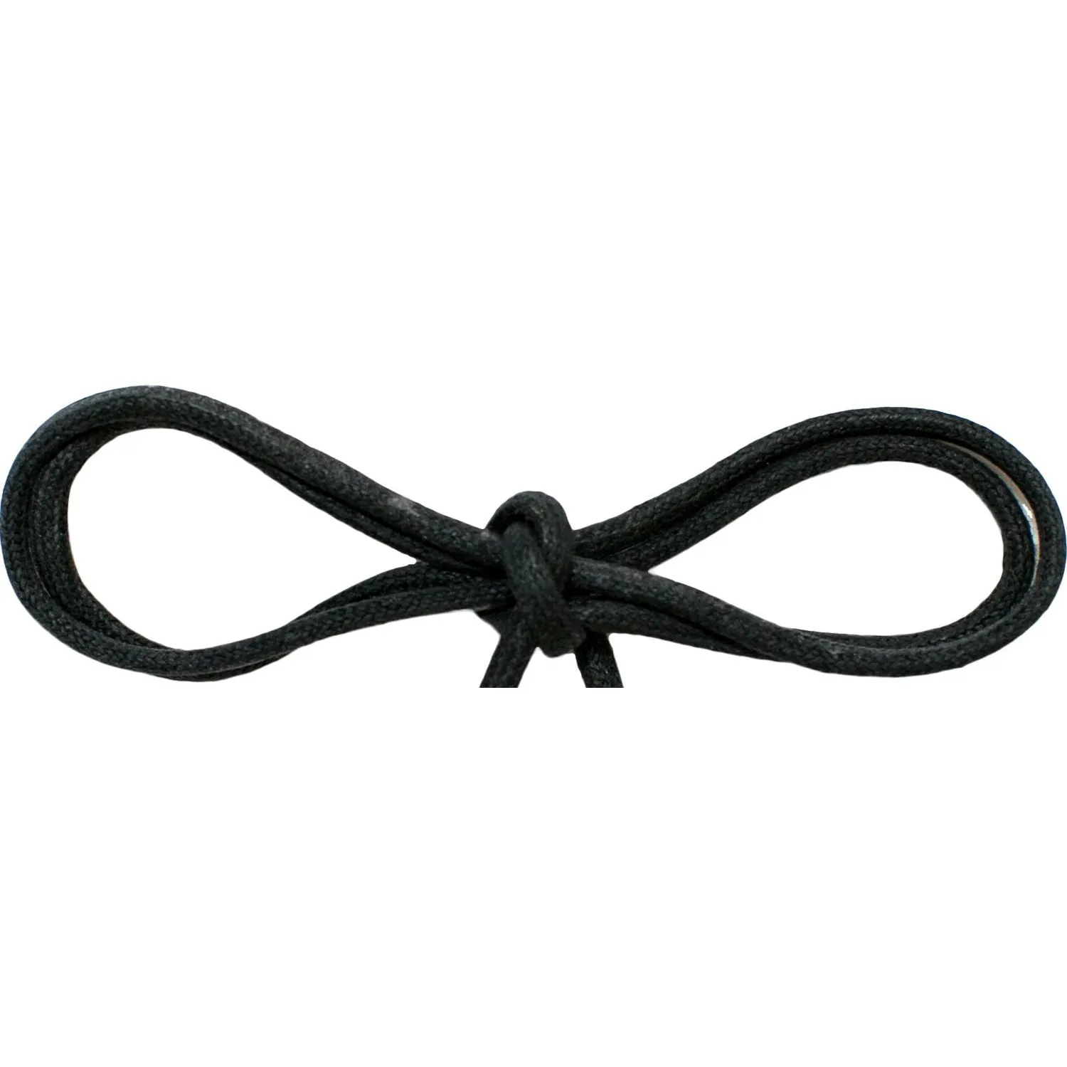 Thin Round Dress 1/8" - Black (12 Pair Pack) Shoelaces