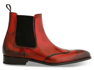 Trevor Chelsea Boot Wingtip in Diablo Nicol