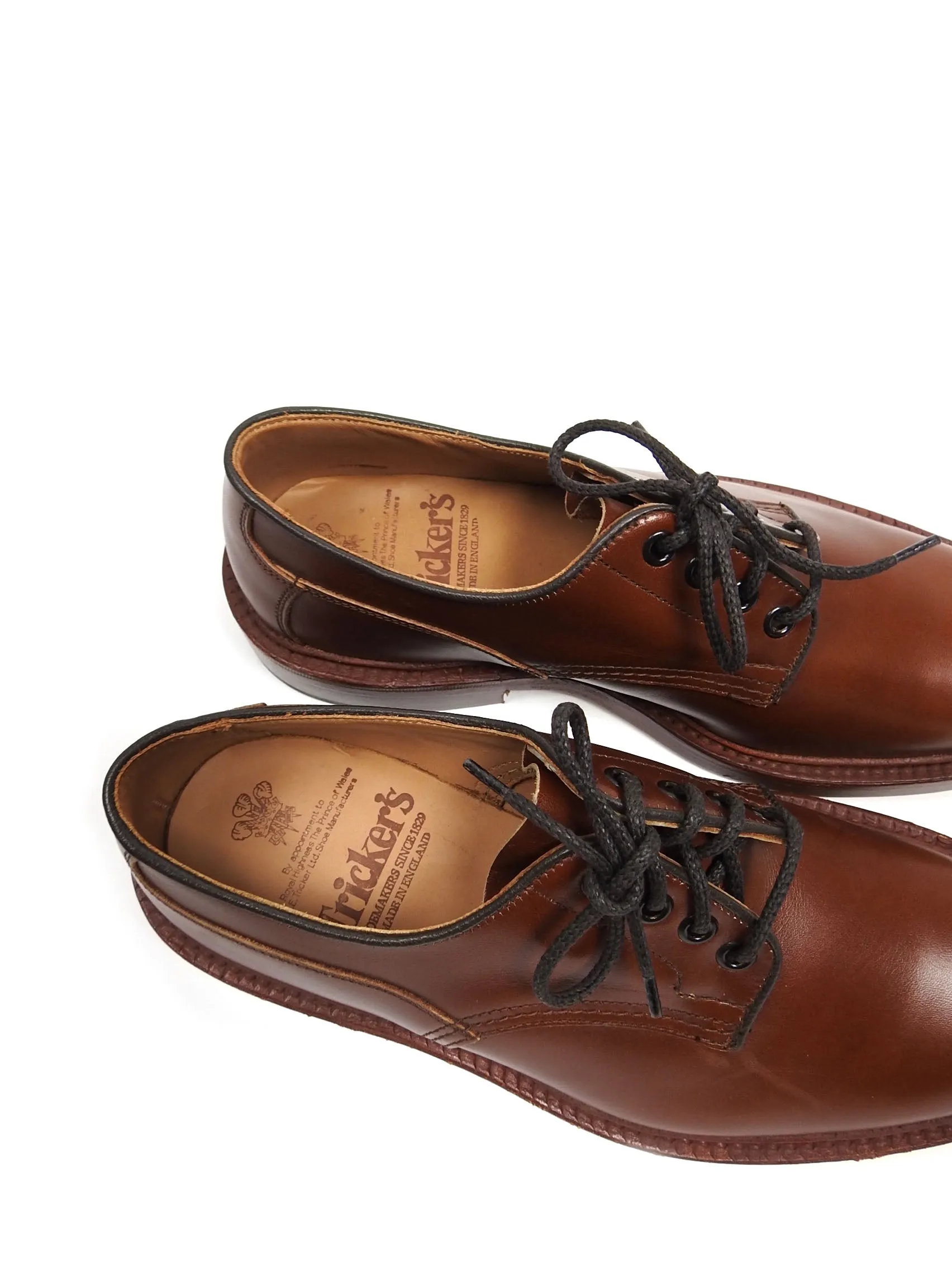 Trickers Plain Derby Fit US8