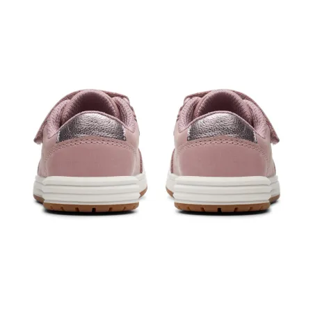 UK 7 Dusty Pink Urban Solo Velcro Strap Trainer