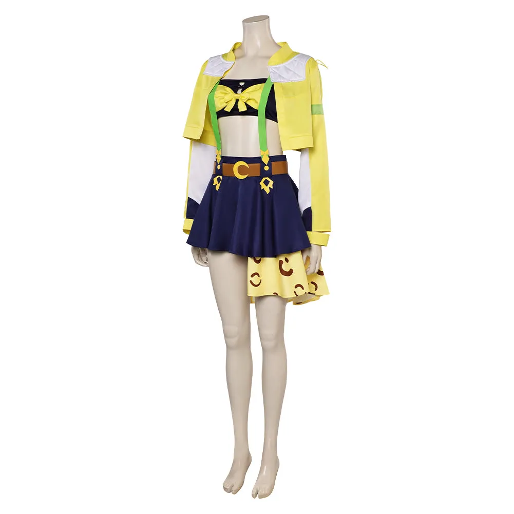 Uma Musume: Pretty Derby Jungle Pocket Yellow Suit Cosplay Costume Outfits Halloween Carnival Suit
