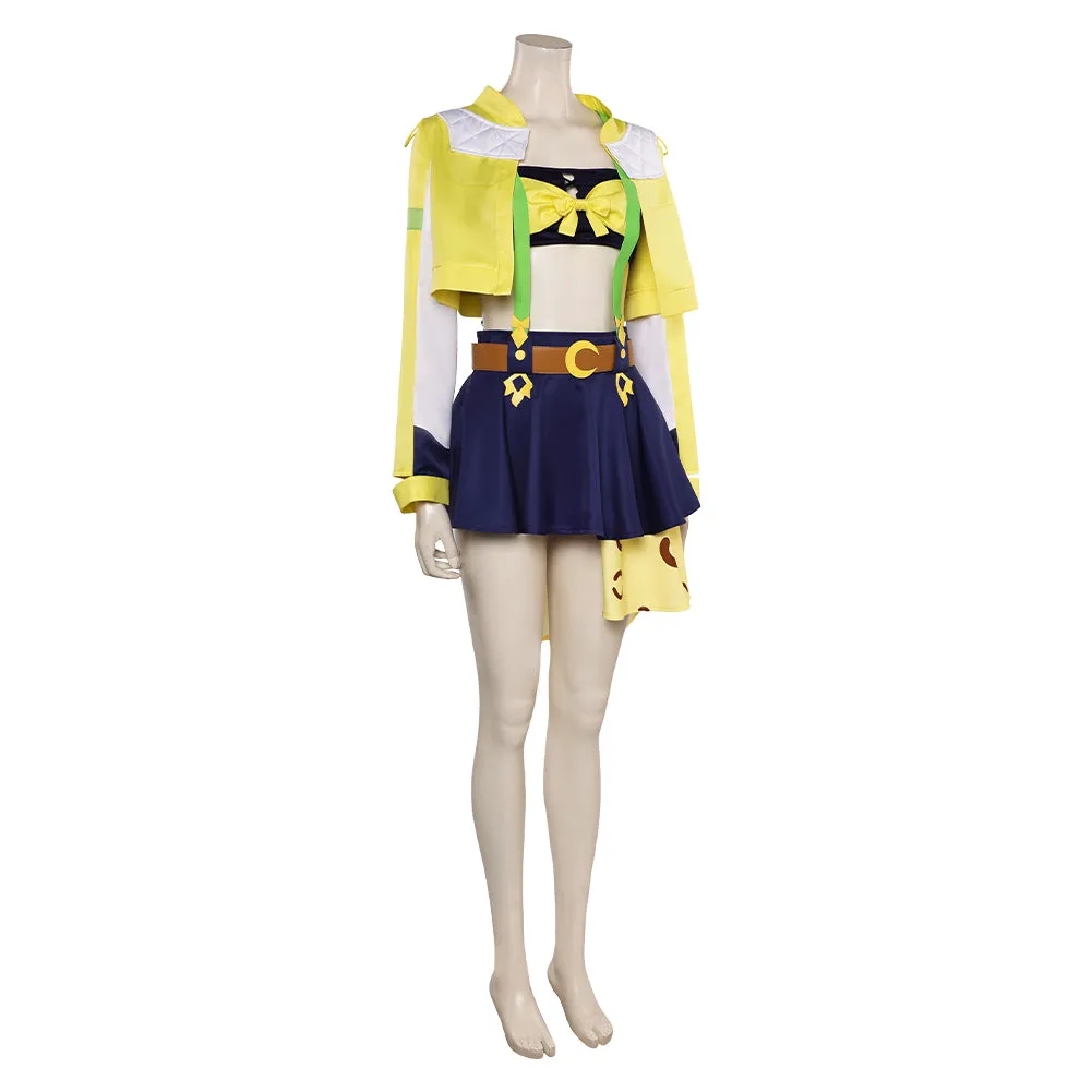 Uma Musume: Pretty Derby Jungle Pocket Yellow Suit Cosplay Costume Outfits Halloween Carnival Suit