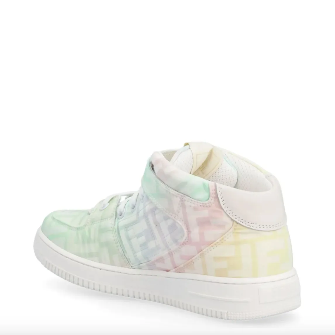 VELCRO DETAIL OMBRE SNEAKER WITH EMBOSSED FF LOGO - OMBRE