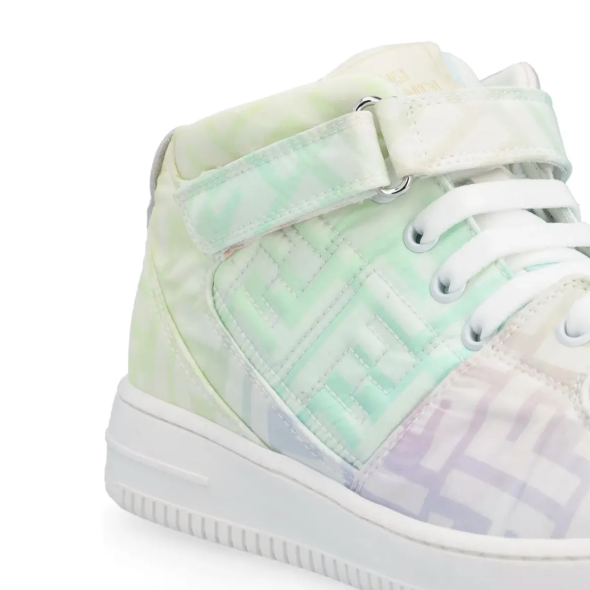 VELCRO DETAIL OMBRE SNEAKER WITH EMBOSSED FF LOGO - OMBRE