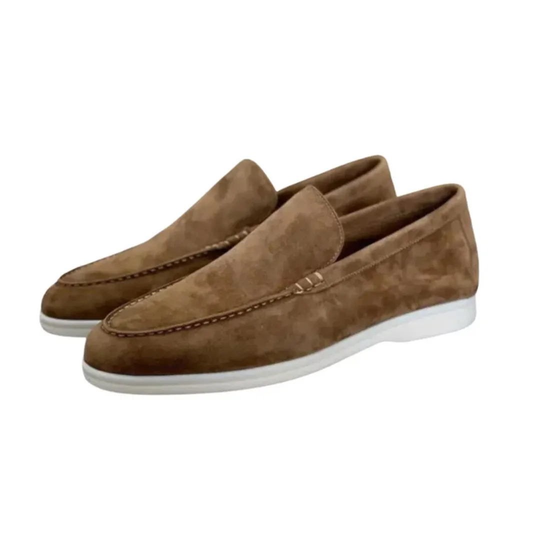 Vencino | Mens Suede Loafers Slip-On Shoes for Smart Casual, Old Money Style & Summer Walks
