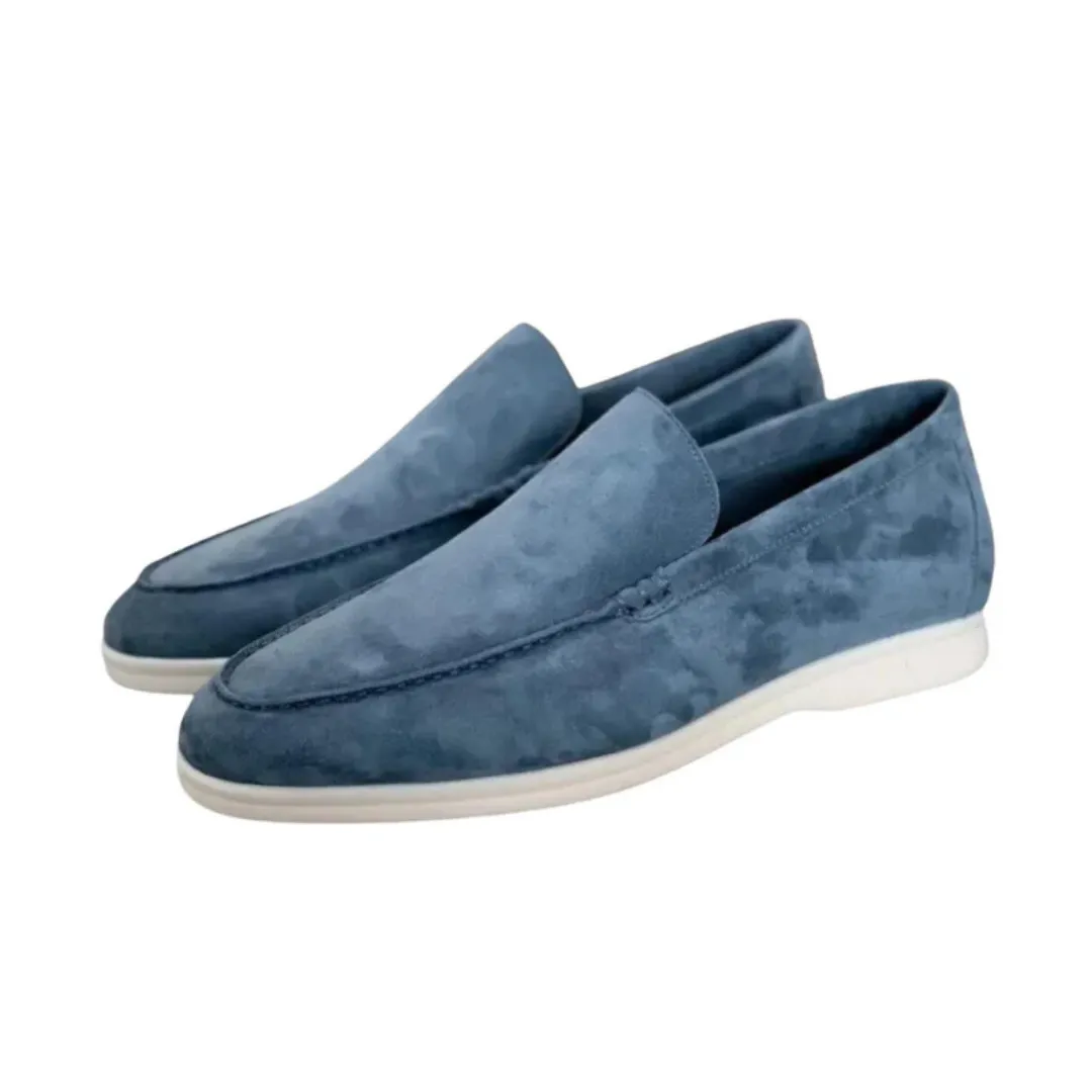 Vencino | Mens Suede Loafers Slip-On Shoes for Smart Casual, Old Money Style & Summer Walks