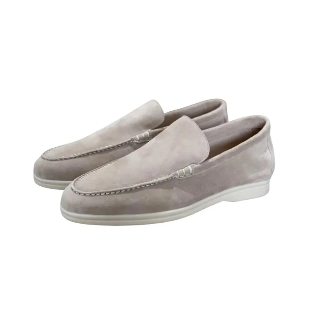 Vencino | Mens Suede Loafers Slip-On Shoes for Smart Casual, Old Money Style & Summer Walks