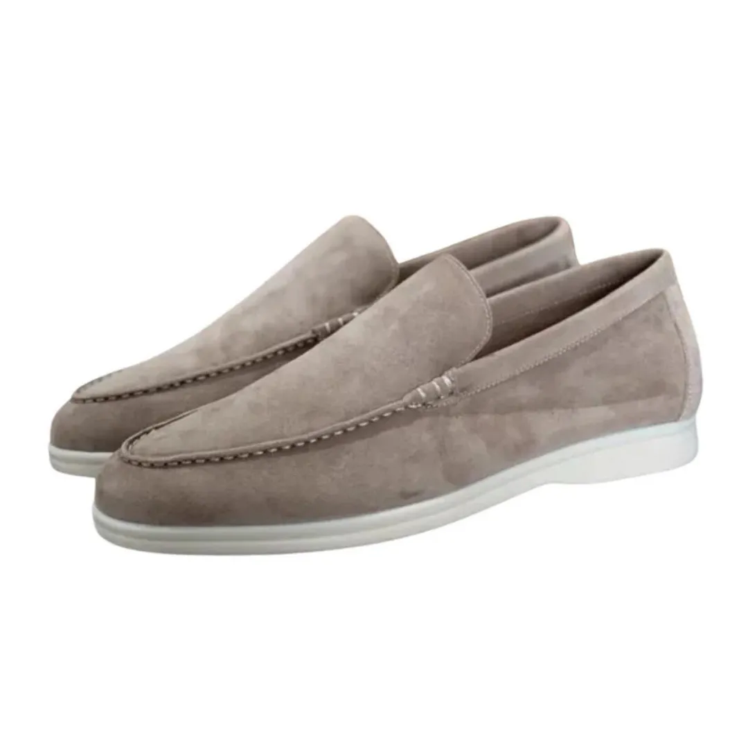 Vencino | Mens Suede Loafers Slip-On Shoes for Smart Casual, Old Money Style & Summer Walks