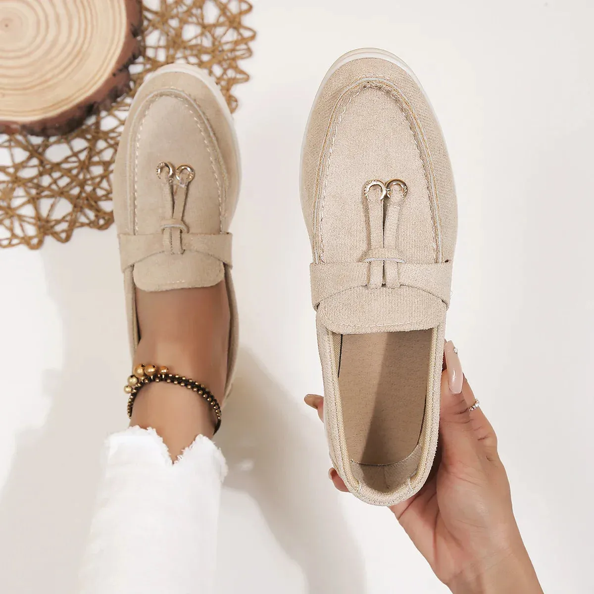 Victoria's Suede Loafers