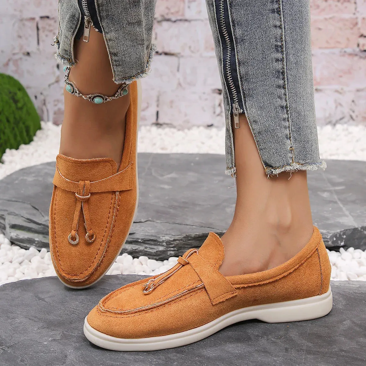 Victoria's Suede Loafers