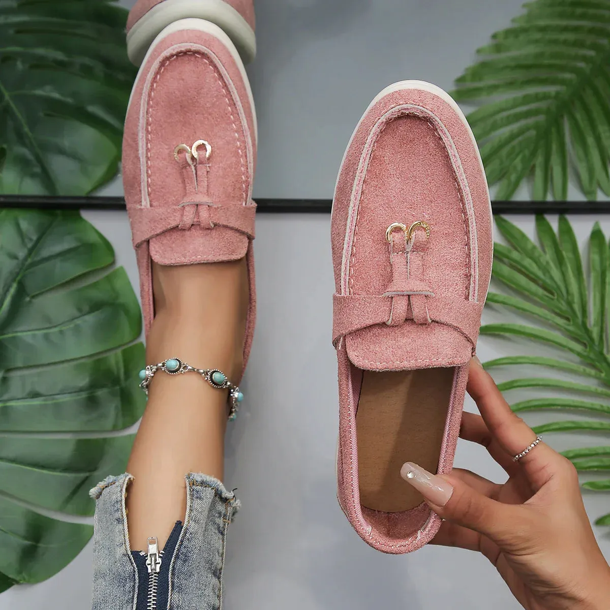 Victoria's Suede Loafers