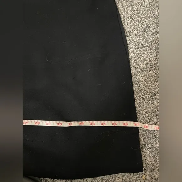 Vince Black Silk Lined Cut out back detailed Mini Career shift Dress 10 Pockets