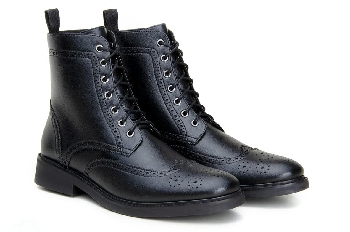 Visionary II Vegan Leather Lace-Up Boots | Multiple Colours