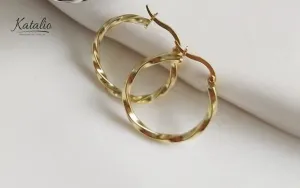 Weaved Hoop Earrings