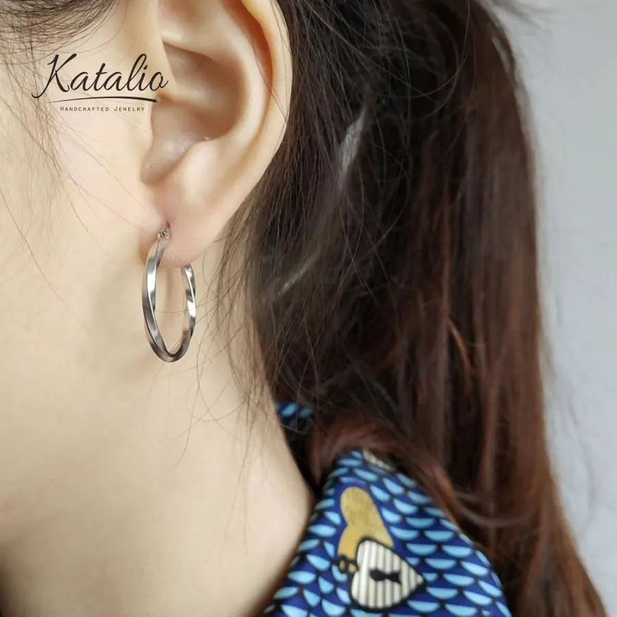 Weaved Hoop Earrings