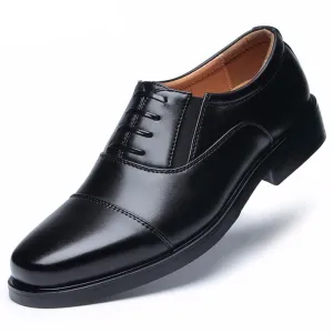West Louis™ Gentlemen Leather Business Style Dress Shoes