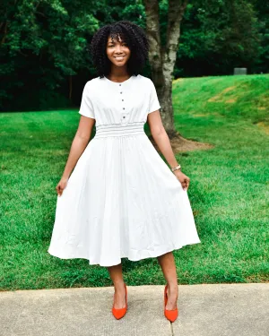 White spring dress