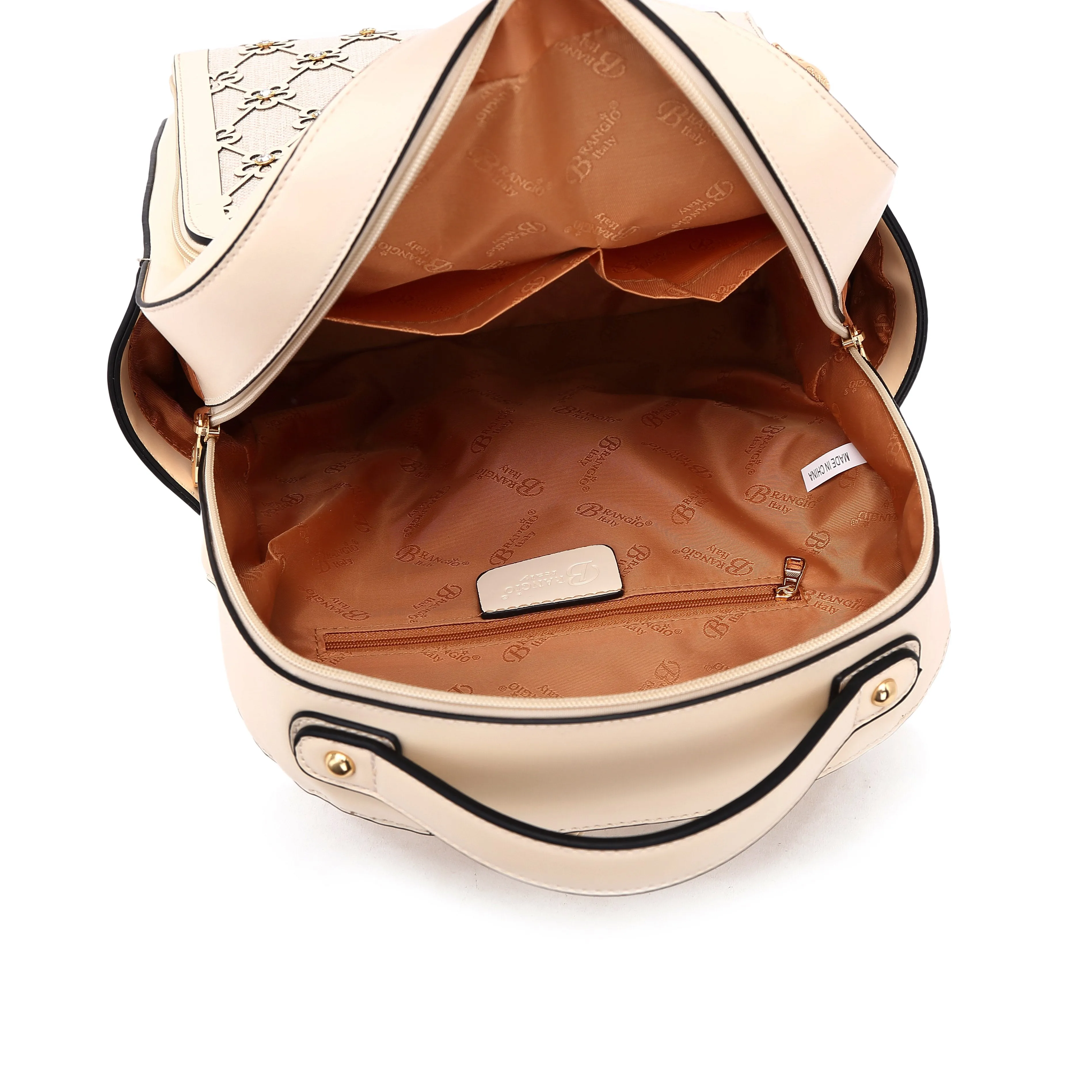 Wildflower Blossom Handmade Classy Work & Travel Backpack [KOB3577]