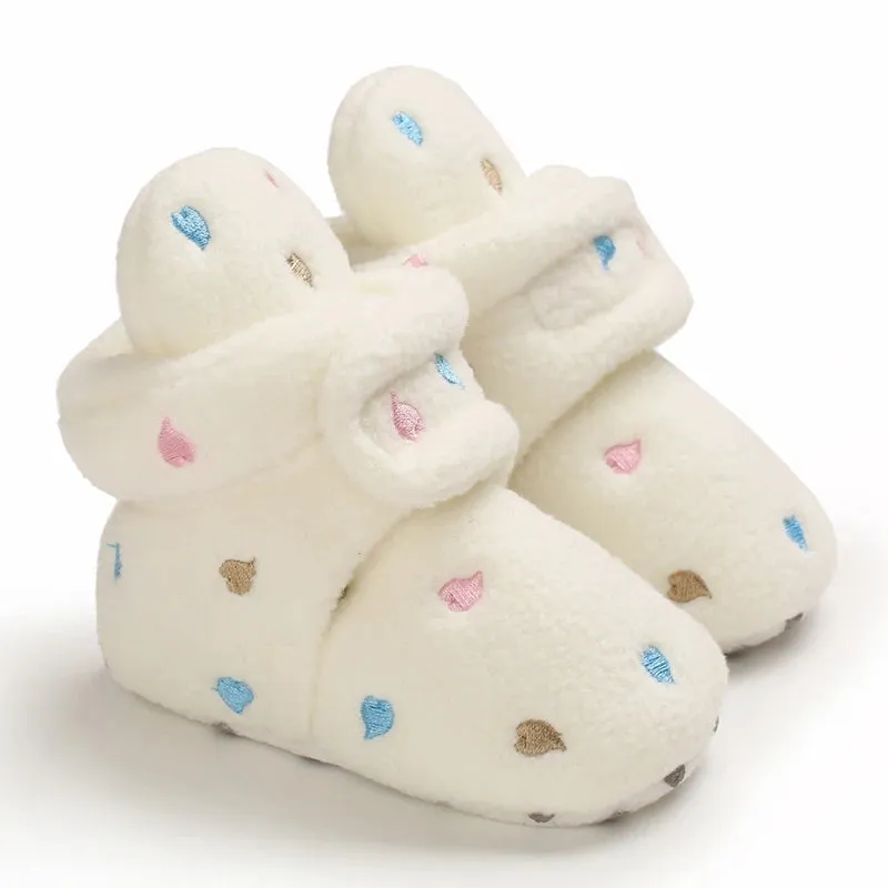 Winter Baby Boots - Heart