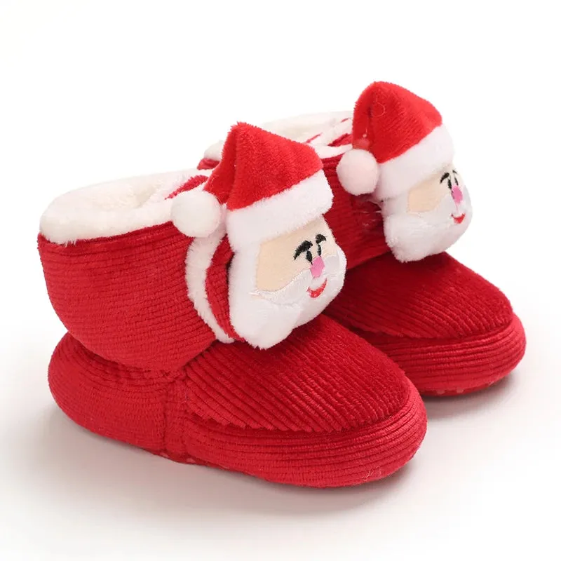 Winter Baby Boots - Santa Claus