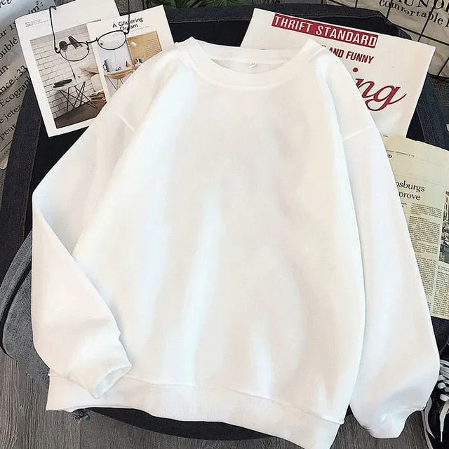 Winter Coats Sweet Hooded Women  Loose Casual Warm Hoodies
