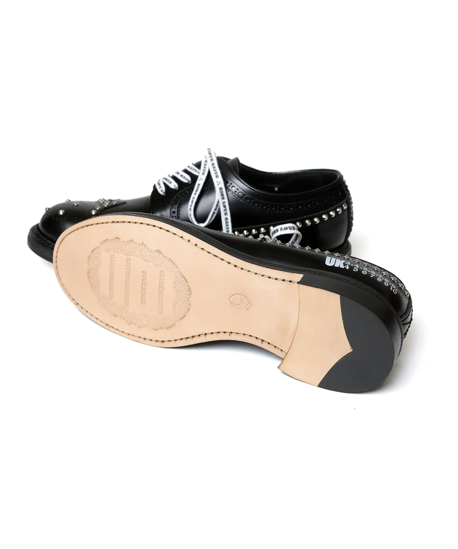 WINTER SALE 50% OFF KIDS LOVE GAITE STUDDED WINGTIP LACE UP