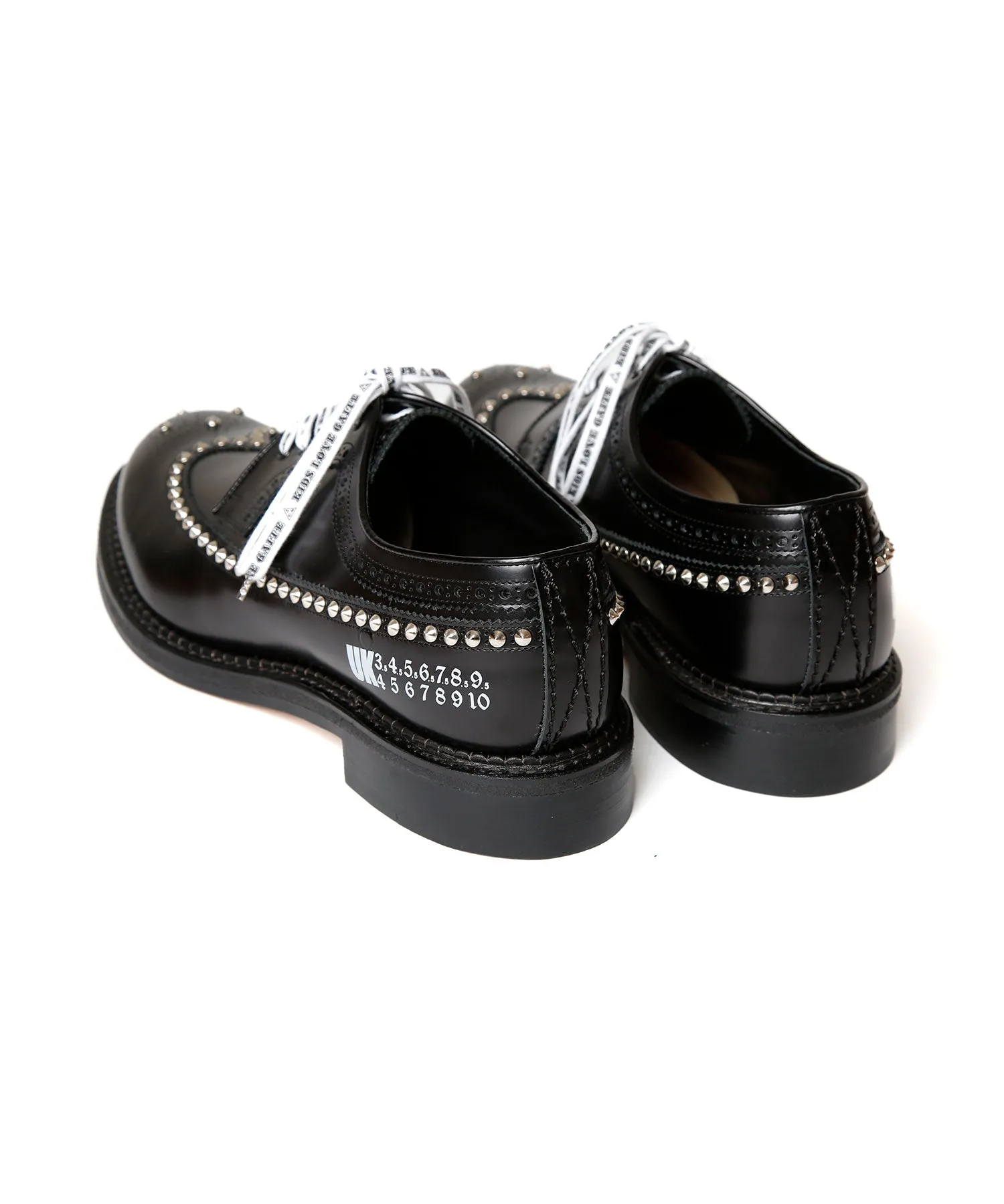 WINTER SALE 50% OFF KIDS LOVE GAITE STUDDED WINGTIP LACE UP