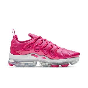 Women Vapormax Plus Pink White Running Shoes