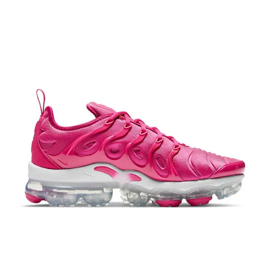 Women Vapormax Plus Pink White Running Shoes