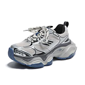 Women's High Street Stitched Thick Soled Casual Shoes
