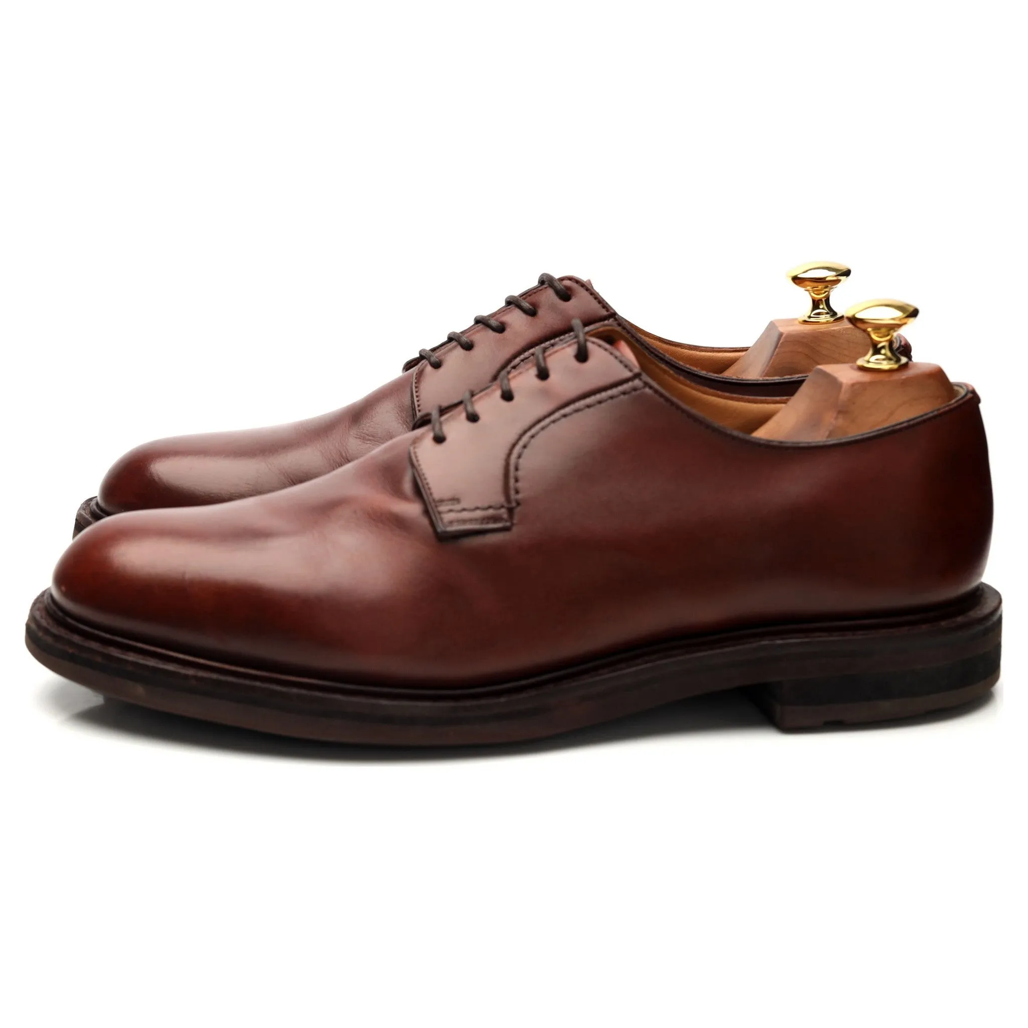 'Woodbridge' Brown Leather Derby UK 9.5 G