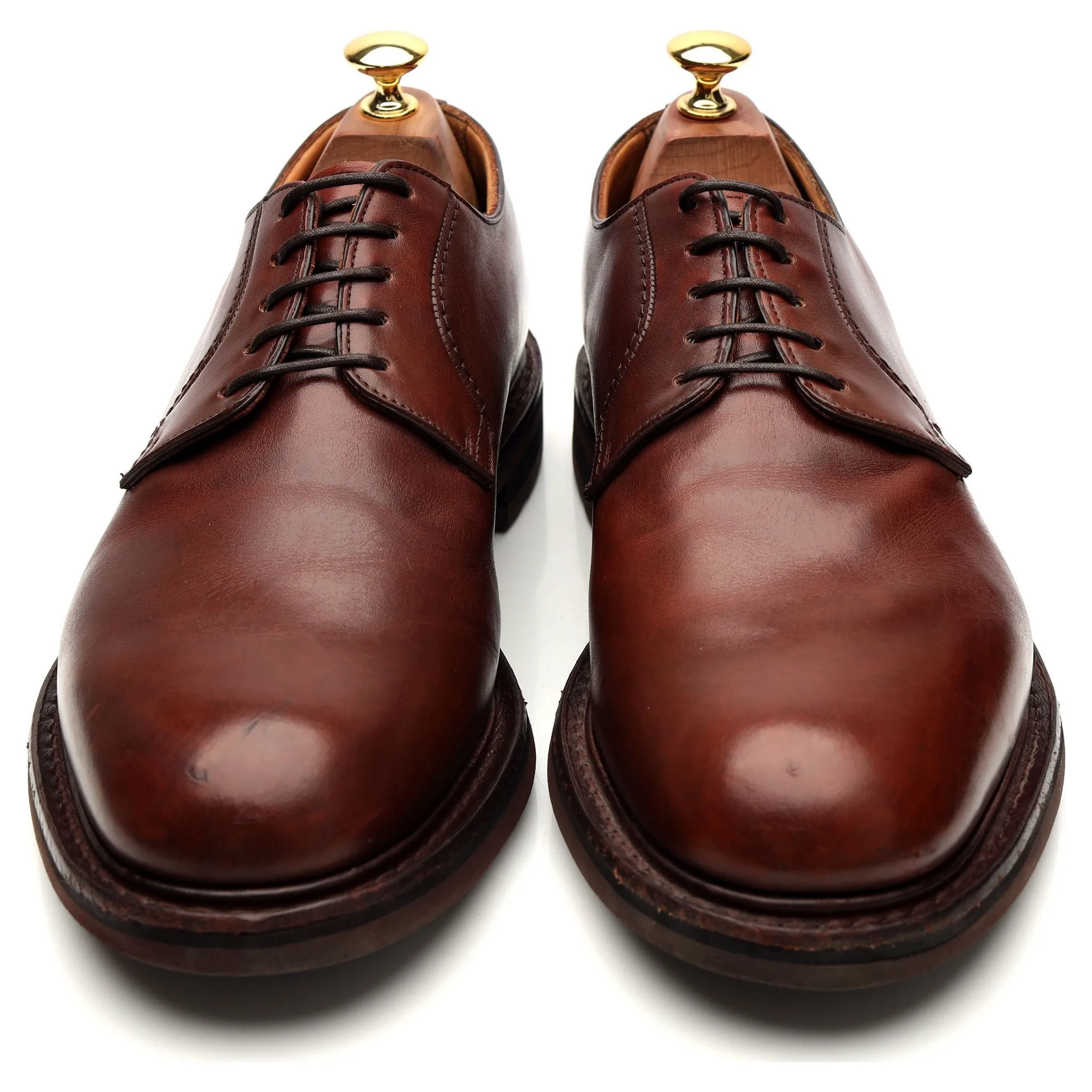 'Woodbridge' Brown Leather Derby UK 9.5 G