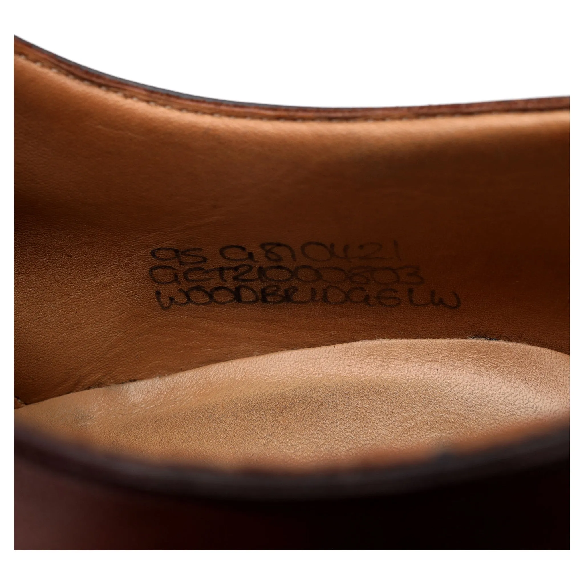 'Woodbridge' Brown Leather Derby UK 9.5 G