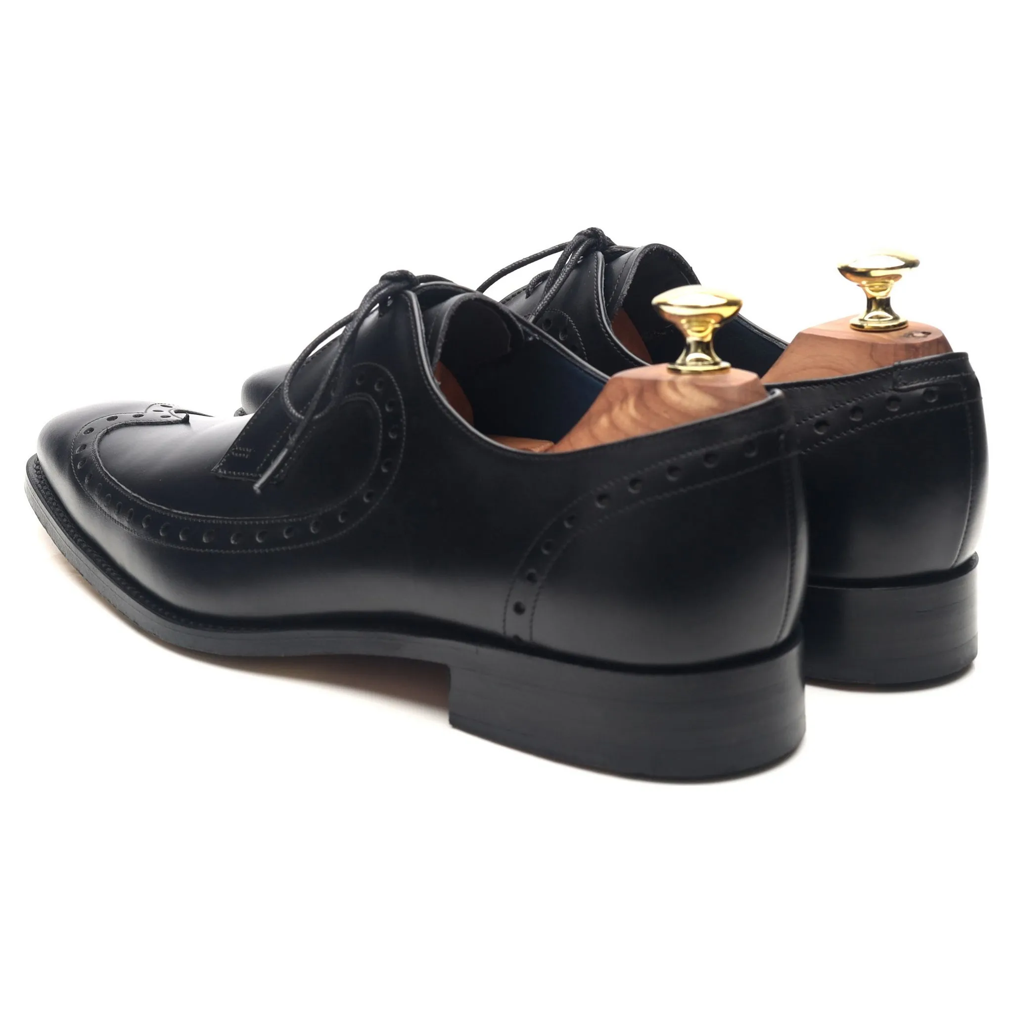 'Woody' Black Leather Derby UK 7.5 F