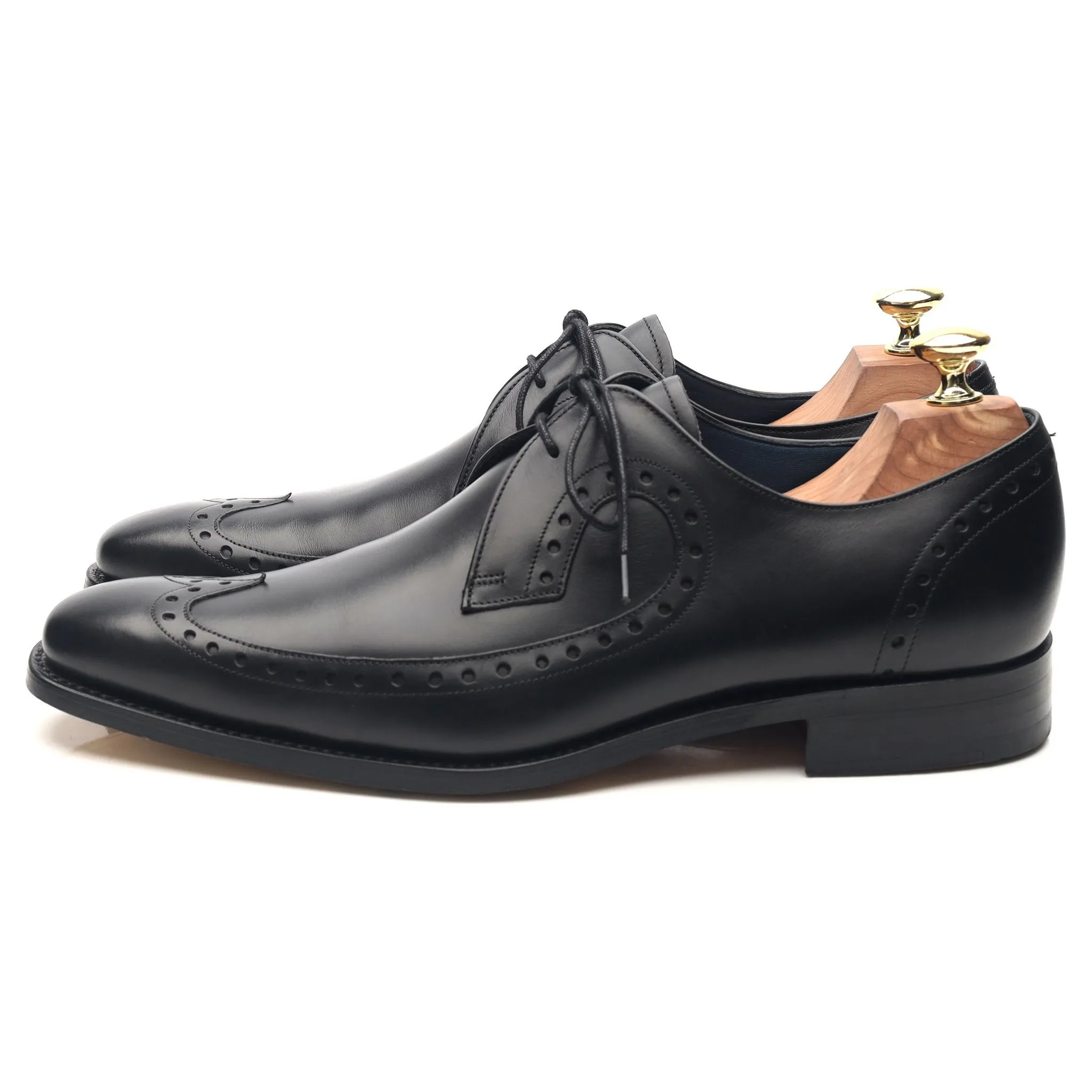 'Woody' Black Leather Derby UK 7.5 F