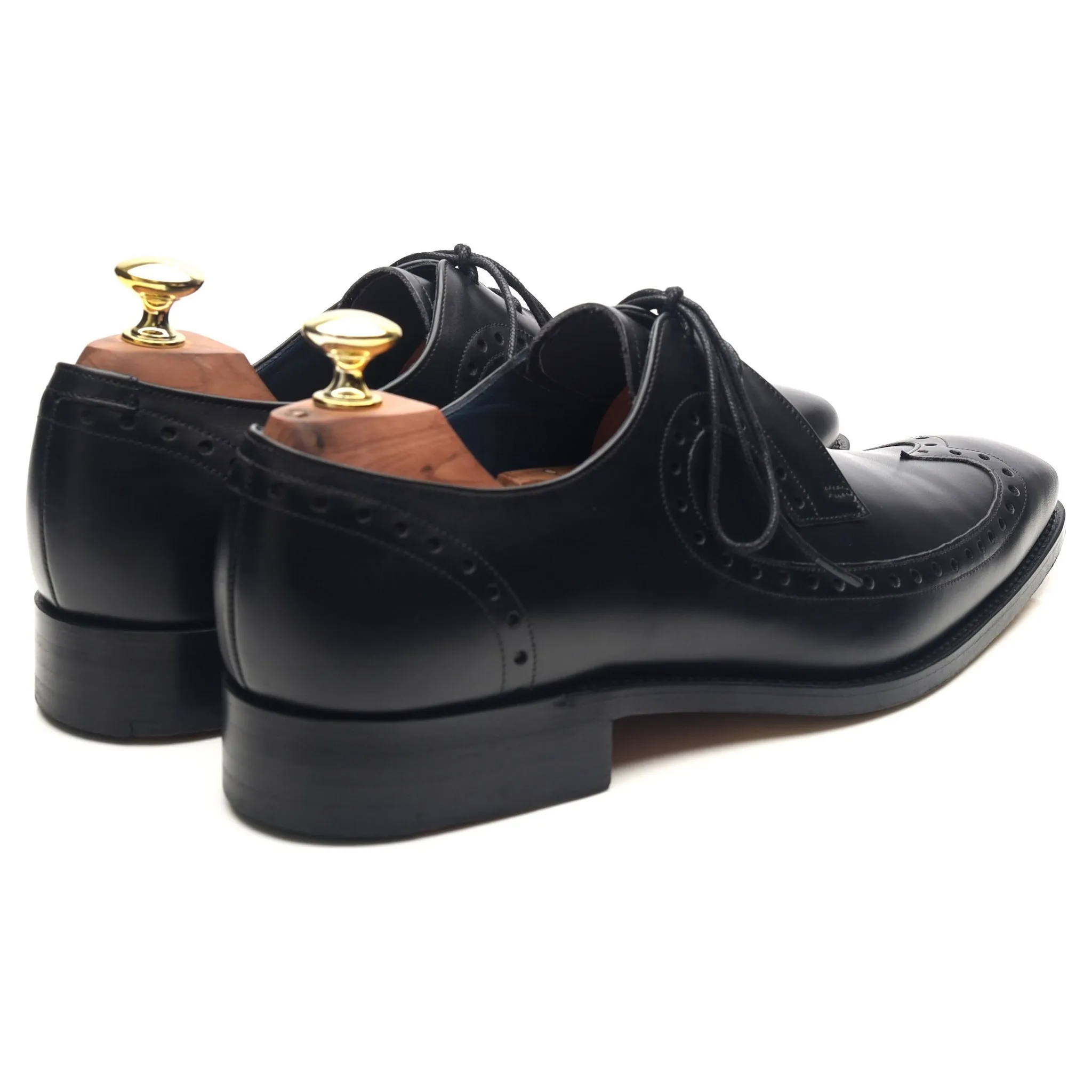 'Woody' Black Leather Derby UK 7.5 F