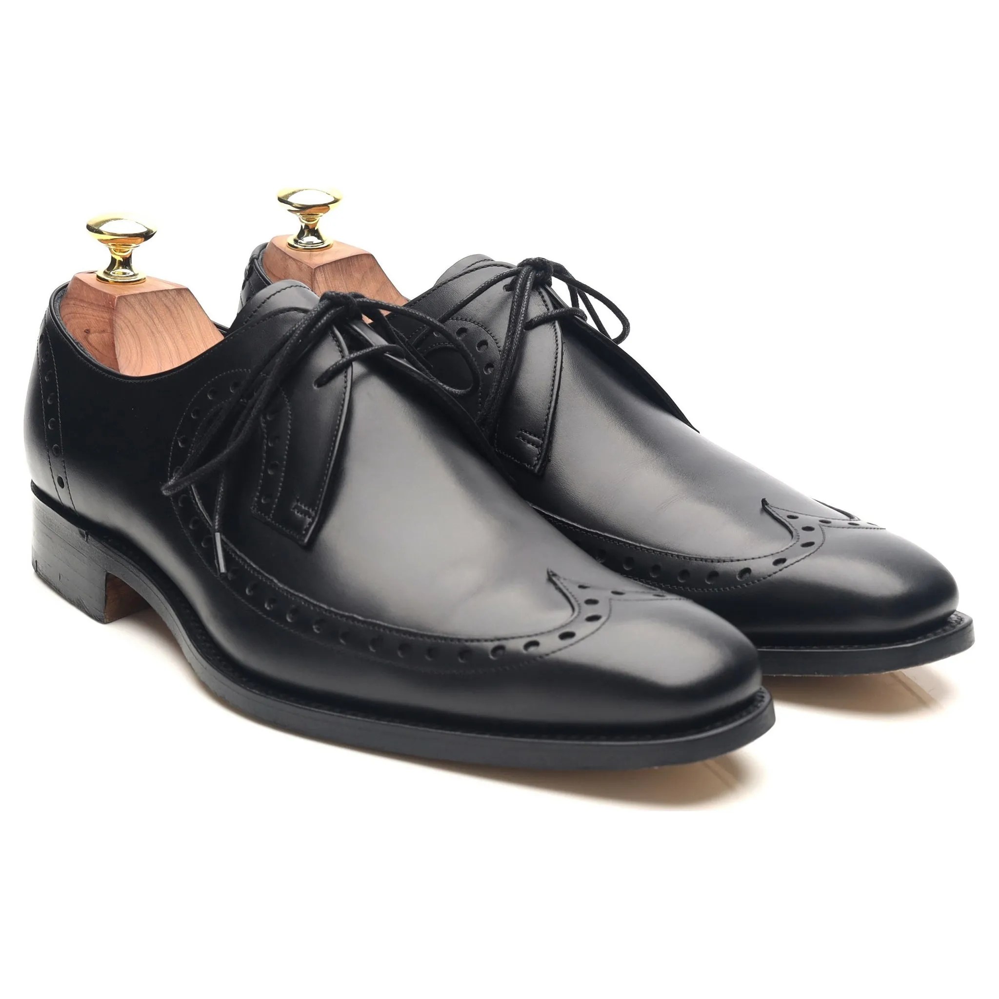 'Woody' Black Leather Derby UK 7.5 F