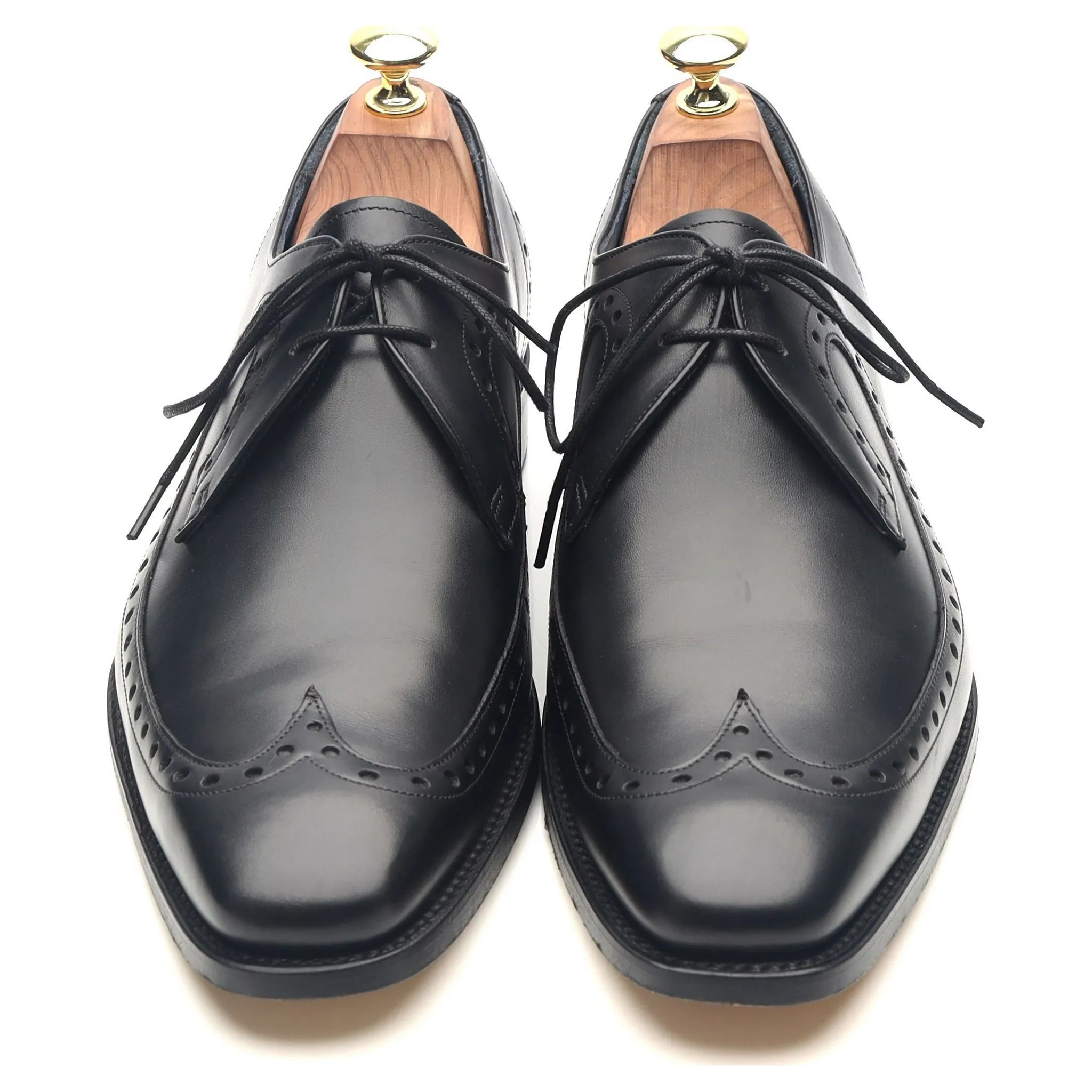 'Woody' Black Leather Derby UK 7.5 F