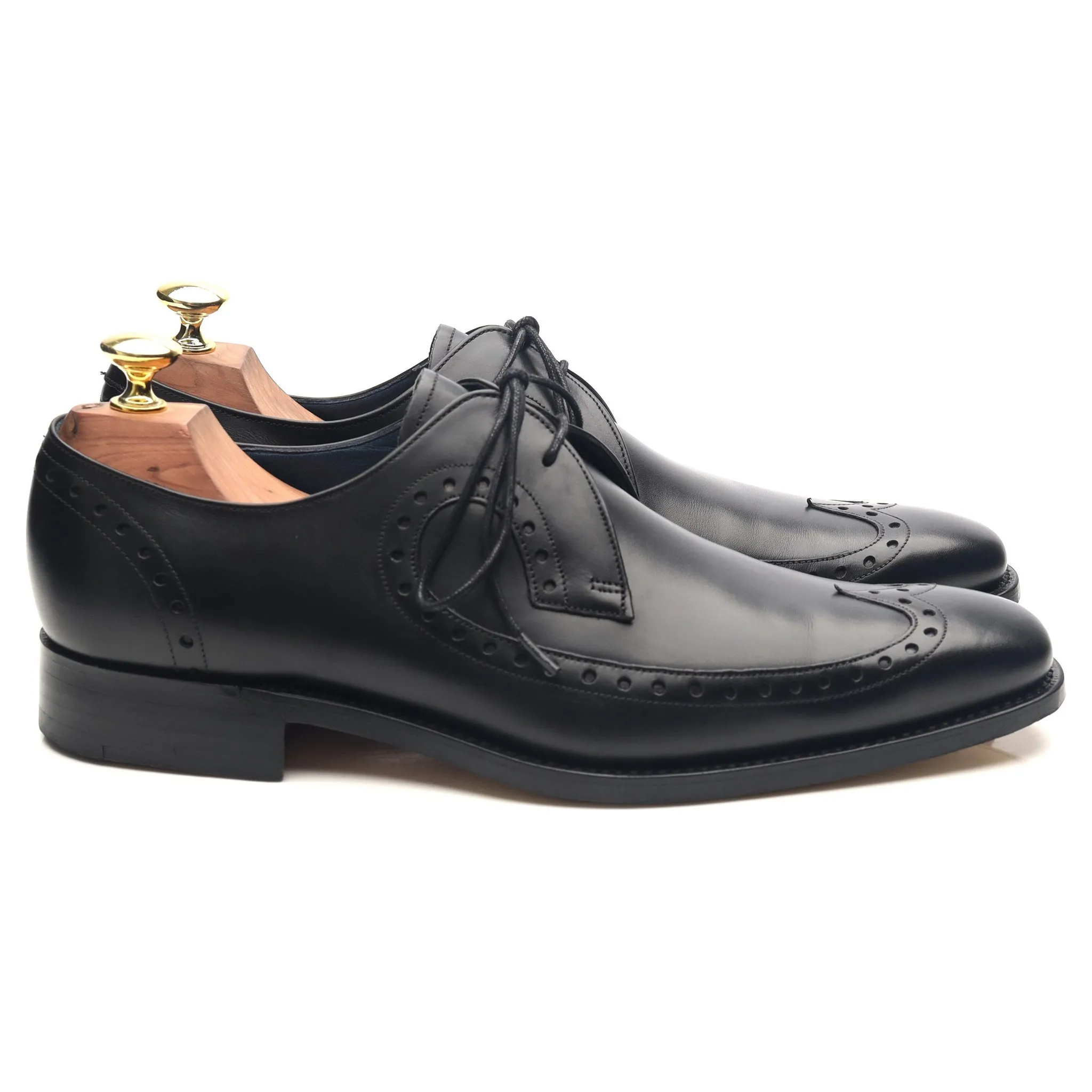'Woody' Black Leather Derby UK 7.5 F