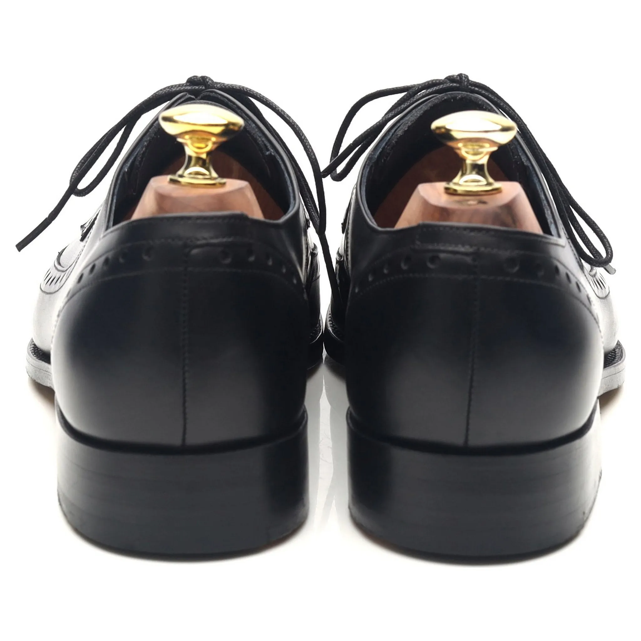 'Woody' Black Leather Derby UK 7.5 F
