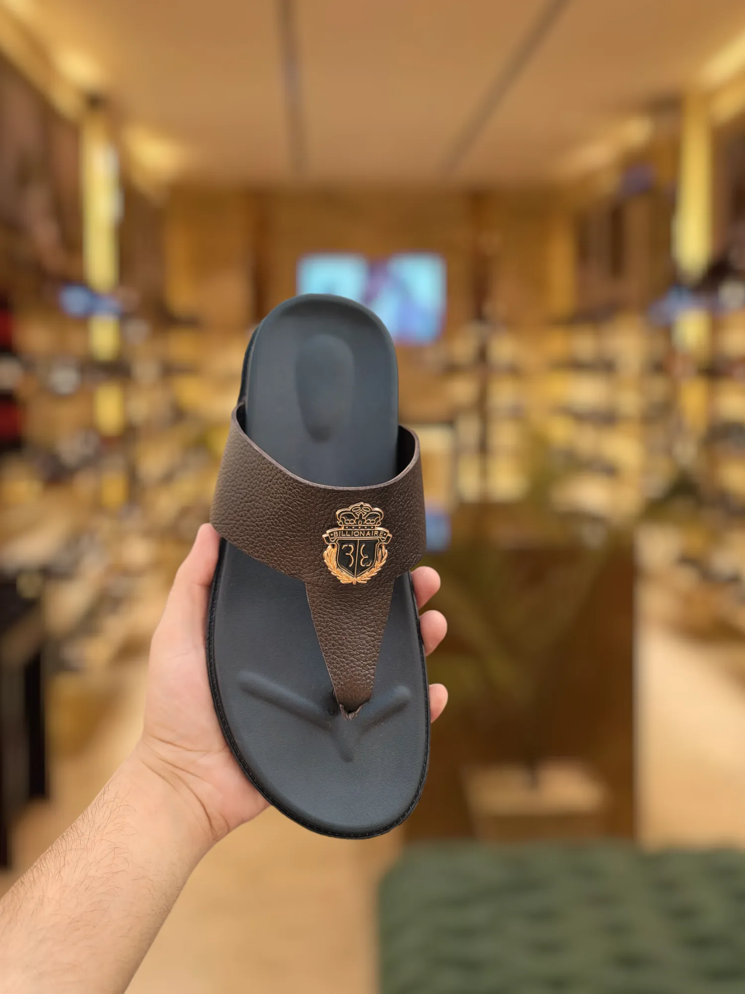 WS Pure leather Handmade Majesty Chappal - 1160