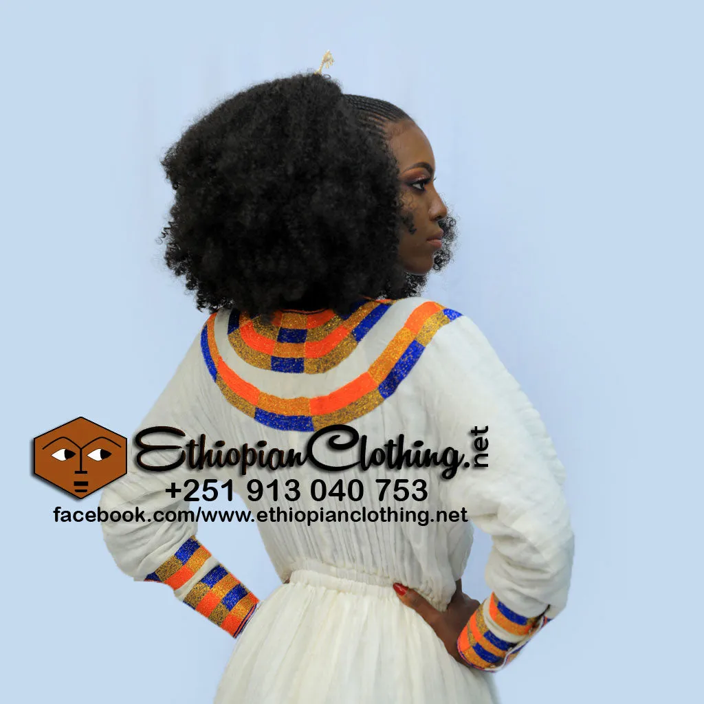 Wuberest Ethiopian traditional dress