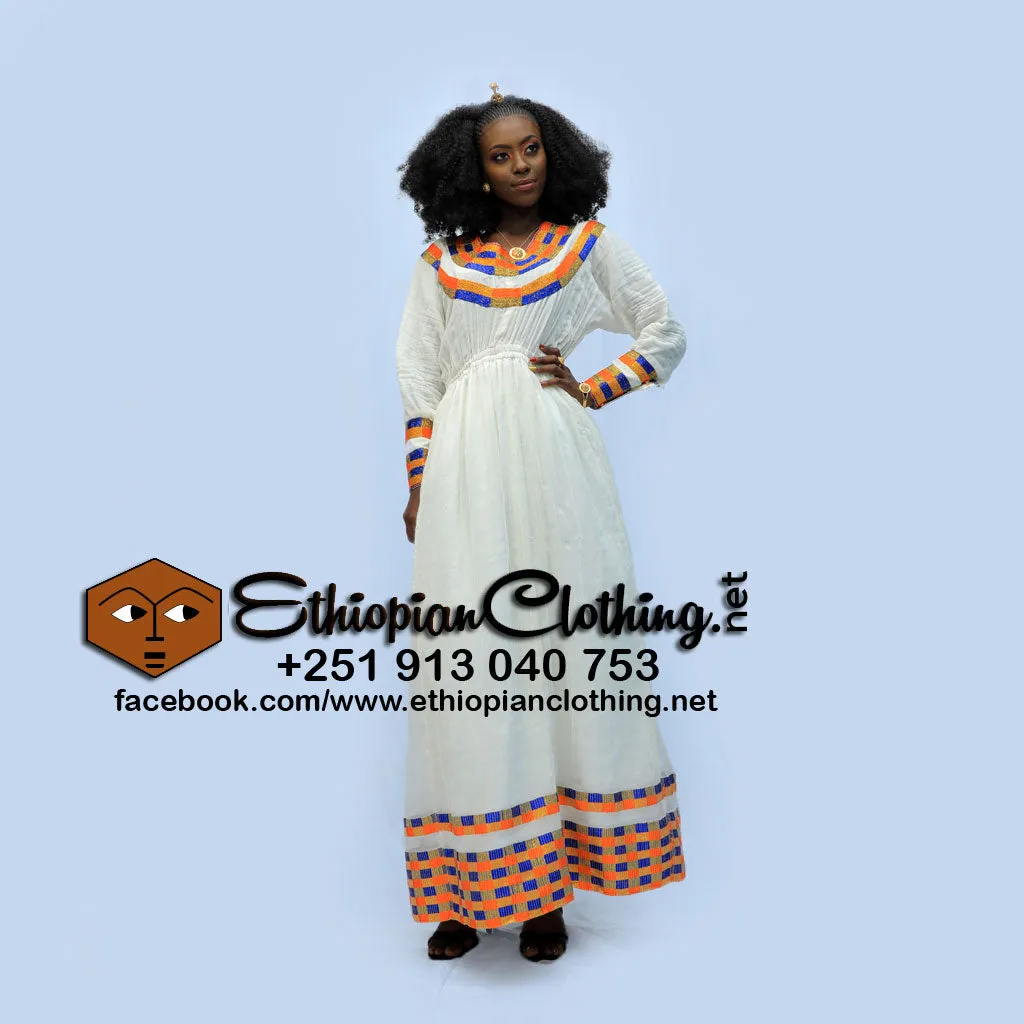 Wuberest Ethiopian traditional dress