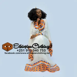 Wuberest Ethiopian traditional dress
