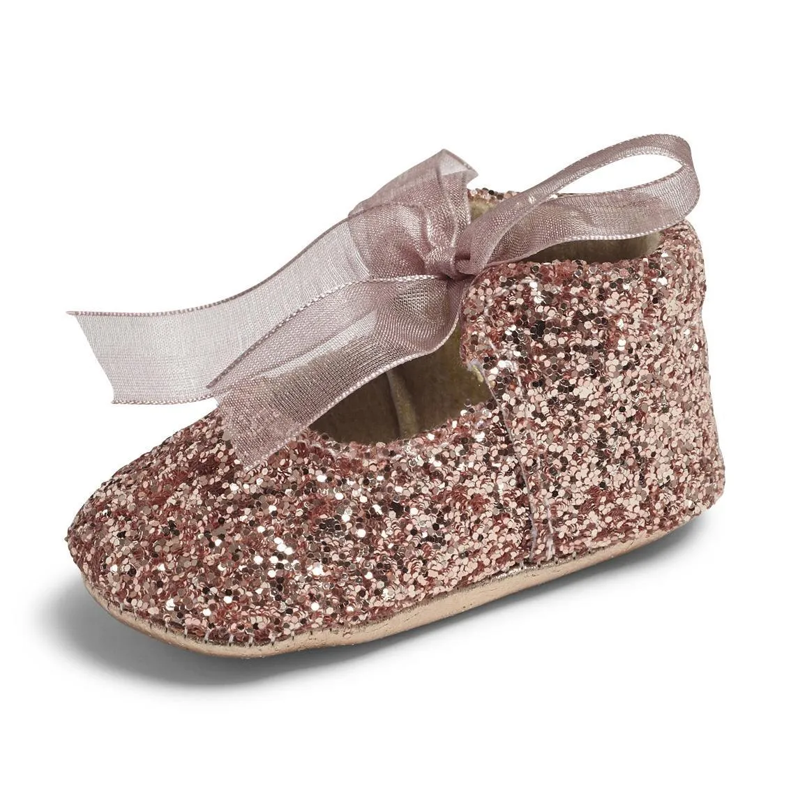 Zoe Girls Glitter Pram Shoes