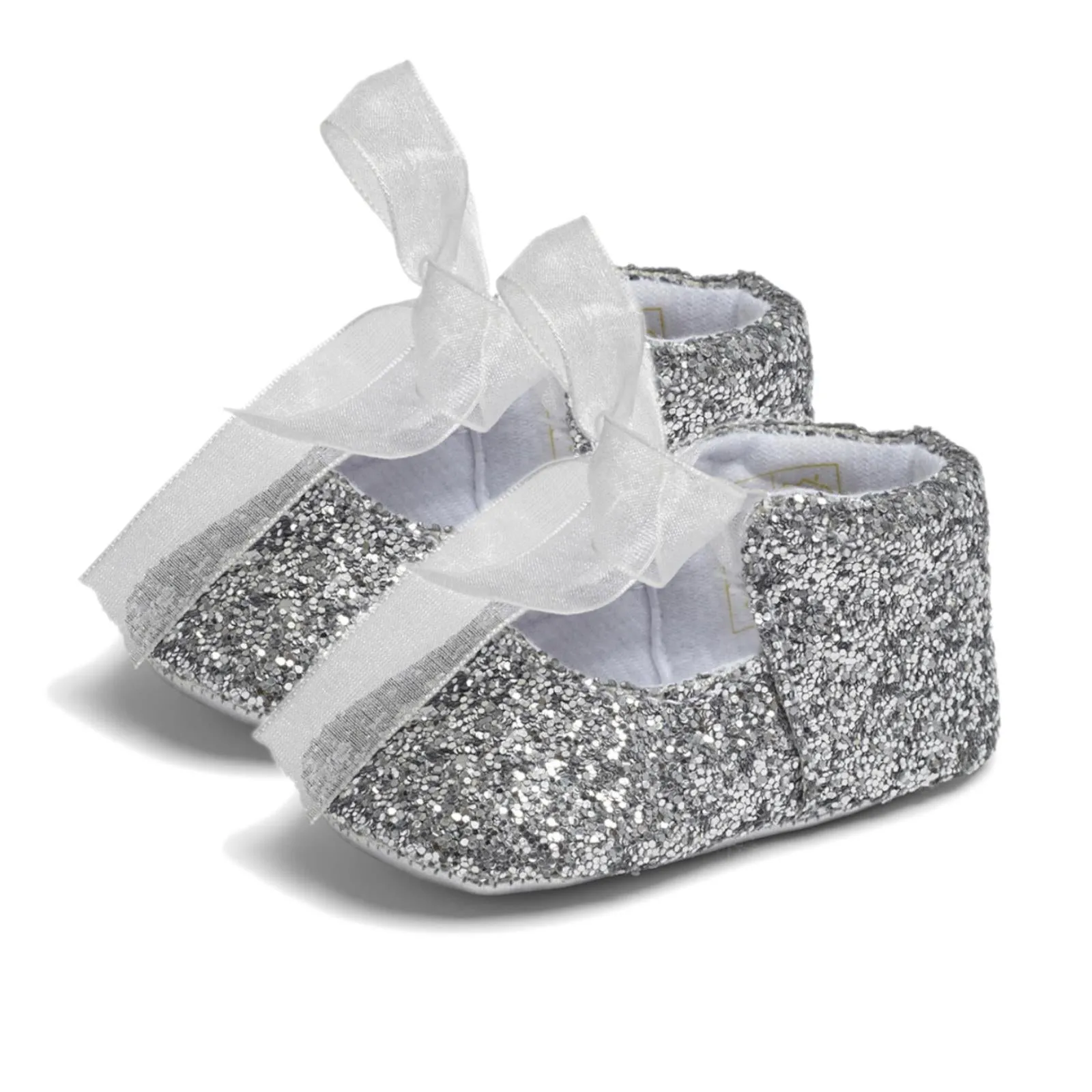 Zoe Girls Glitter Pram Shoes